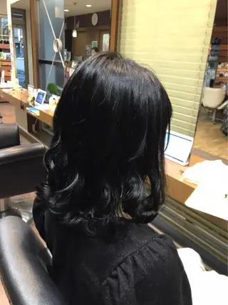 ミディアム カラー ショートボブカット /堀内波玲のヘアスタイル