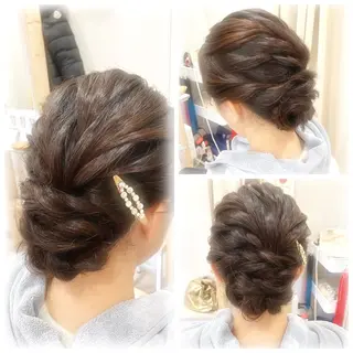 セミロング Hair Styling えむ所属・とみた ★みのヘアスタイル