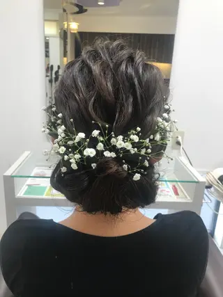 ヘアアレンジ ヘアサロンサンヒルズ所属・竹中 ゆいのヘアスタイル