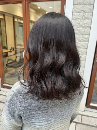 セミロング 無料カットモデル‪✨ ✂️Nanami🌷のヘアスタイル