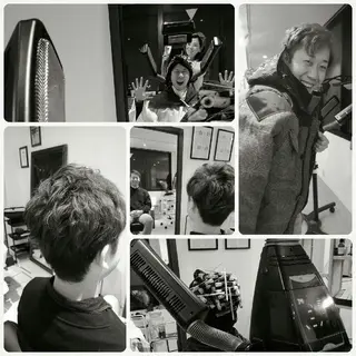 メンズ パーマ ショート spa hair  ark 富井直美のヘアスタイル