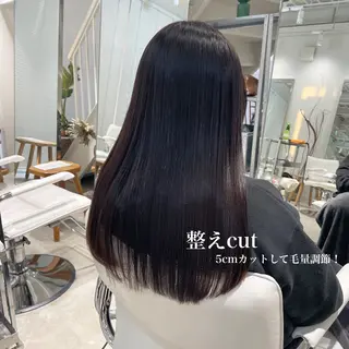 ロング 峯崎 葵のヘアスタイル