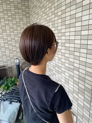 ショート カラー 大矢 萌美のヘアスタイル