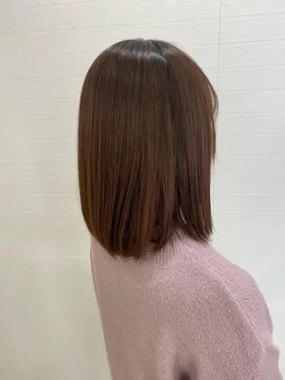ミディアム 髪質改善カラー/店長 宮内秀峰のヘアスタイル