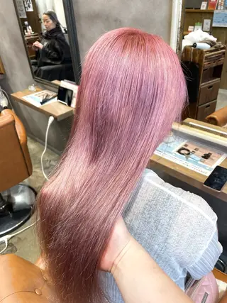 セミロング カラー chic channel伊藤のヘアスタイル