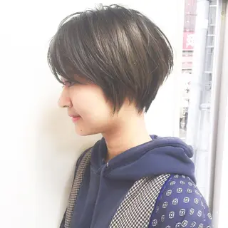 ショート カラー ショートボブ髪質改善 縮毛矯正のプロ山道潤のヘアスタイル