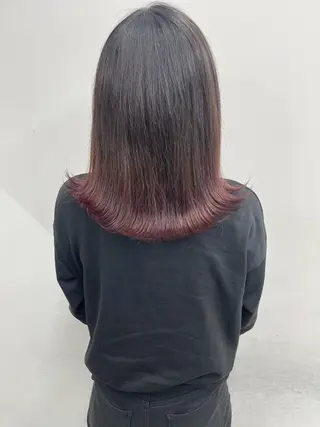 ミディアム カラー ⭐️無料！カット モデル募集⭐️夕貴のヘアスタイル