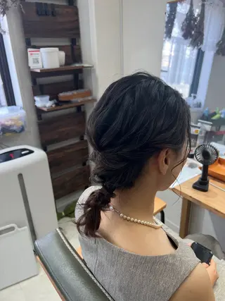 ミディアム ヘアアレンジ 山室 敬義のヘアスタイル