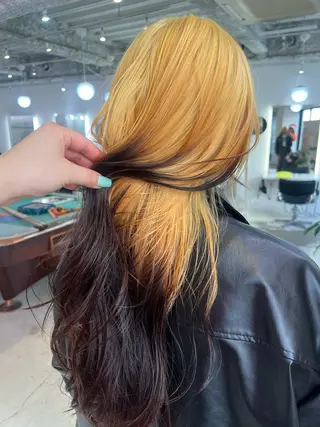 ロング 💥ウルフカット デザインあんな💥のヘアスタイル