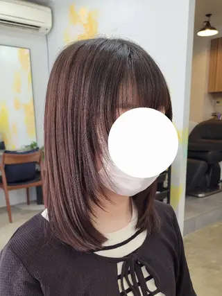 ミディアム 野村 果音(カノン)のヘアスタイル
