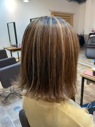 ミディアム 【髪質改善の専門店】 🫧鷹司郎のヘアスタイル