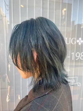 ミディアム カラー ヘアアレンジ 高橋胡桃🪽 ディレクターのヘアスタイル