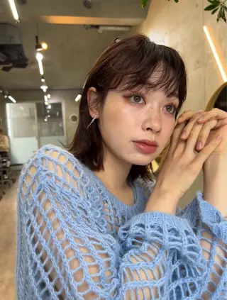 ミディアム カラー 🤎𝐌𝐚𝐨⌇ お悩み解決美容師🤎のヘアスタイル