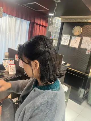 ショート 量産ヘアセット/ ヘアメAyakaのヘアスタイル