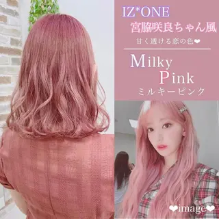 ミディアム 韓国ヘア&透けカラー keita🇰🇷のヘアスタイル