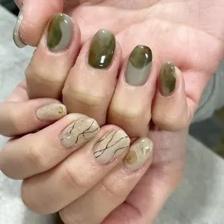 ネイル 東 千夏のネイルデザイン