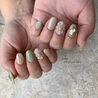 ネイル AERA nail shino🐱⸝꙳のネイルデザイン