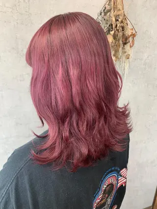 カラー 大島 千怜のヘアスタイル