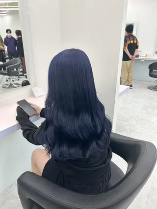 ロング カラー 💙ハイトーン韓国風 色白ヘア💙manaのヘアスタイル
