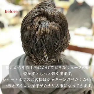 ショート カラー パーマ ヘアアレンジ 美髪矯正 Rioのヘアスタイル