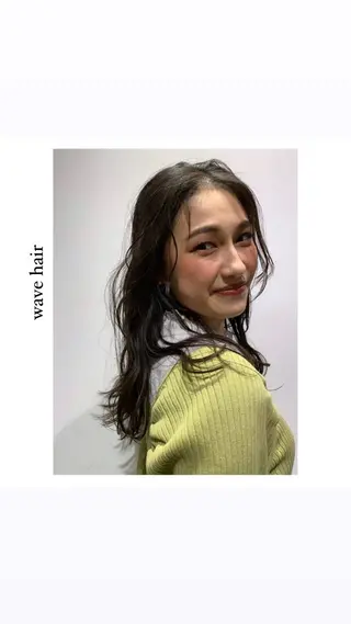 ミディアム パーマ hiro【沿線で叶う 似合わせhair】のヘアスタイル