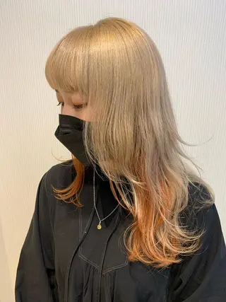 セミロング カラー 水戸内原🐜 メンズ郡司裕紀のヘアスタイル