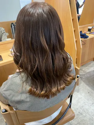 ミディアム GINZARay2 風本朱里🐥のヘアスタイル
