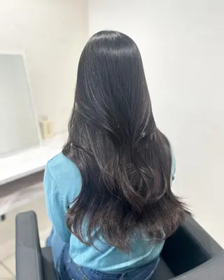 ロング 韓国ヘア🕊村上 ののこ🕊のヘアスタイル