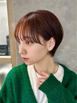 ショート カラー 女性が憧れる ショート/角田愛和のヘアスタイル