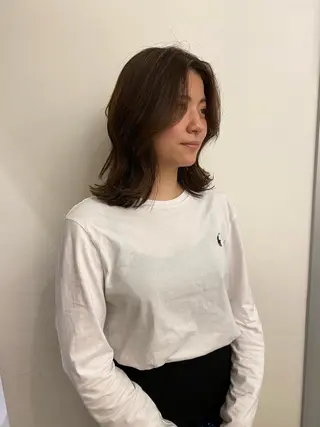 ミディアム カラー 吉田 光佑のヘアスタイル