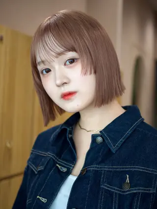 ショート カラー 越後 遥/ 透明感カラー🪞🤍のヘアスタイル