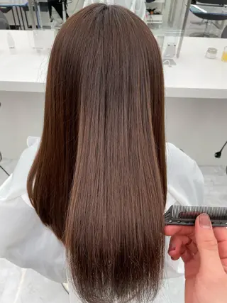 セミロング カラー 透明感・トレンドヘア 🫧齋藤拓未🫧のヘアスタイル