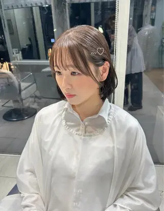 ショート カラー ありむらもえ/ 透明感カラーのヘアスタイル