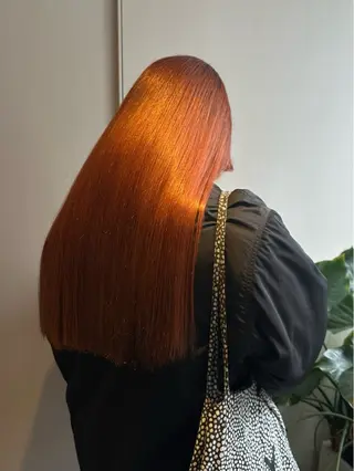 ロング カラー ハシヅメ キョウカのヘアスタイル