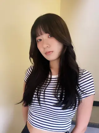 ロング 🎀盛れる韓国ヘア Yuto🎀のヘアスタイル