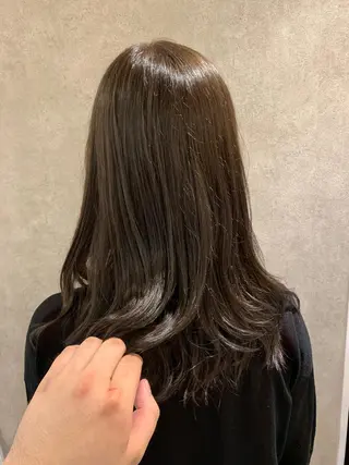 セミロング カラー ショート／透明感 カラー加治竜汰💡のヘアスタイル