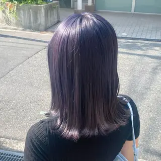 ミディアム カラー 阪急伊丹🫧 ahu かなうのヘアスタイル