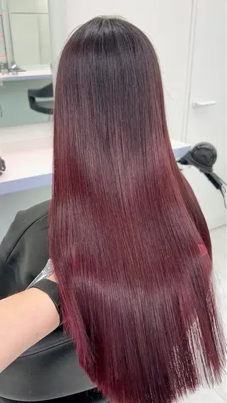 ロング カラー みう/仙台/暖色/ 艶髪/顔周りカット/のヘアスタイル