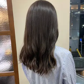 ロング カラー 💜カラー/縮毛矯正 /NARUKA💜のヘアスタイル