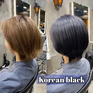 ショート カラー 透明感カラー🌿 グレージュ🐺陽介のヘアスタイル