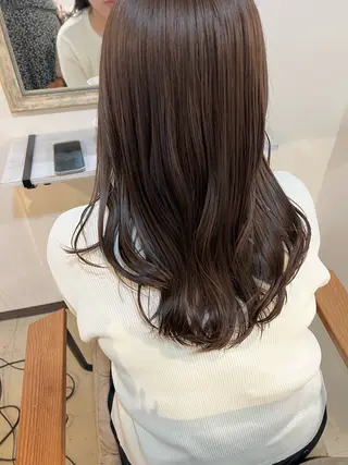 カラー Sherry/R 三川町 ayakaのヘアスタイル