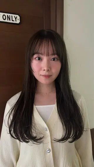 ロング カラー TAP /金沢市 瀧川優羽 ໒꒱· ﾟのヘアスタイル