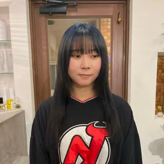 ロング 高原 優のヘアスタイル