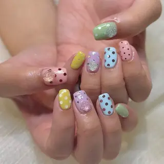 ネイル 新井 ひなののネイルデザイン