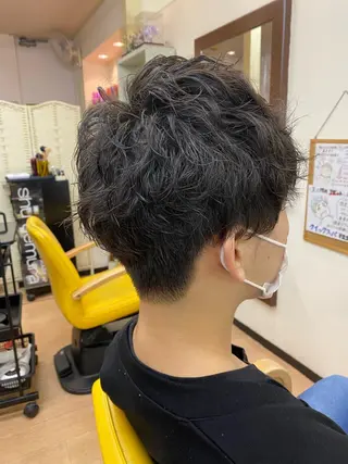 ショート パーマ メンズ 寺澤 🌈祐のヘアスタイル
