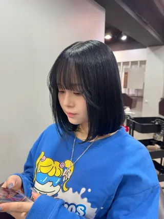 セミロング カラー 垢抜けレイヤーカラー ✨yudai✨のヘアスタイル