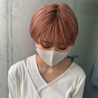 ショート カラー 🌷川崎/ボブ/ アレンジ/コトネ🌷のヘアスタイル