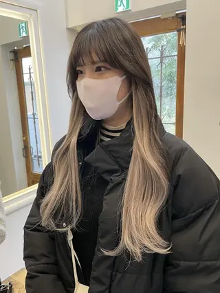 ロング 吉村 憂々のヘアスタイル