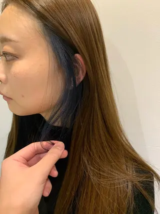 ミディアム 🌟美髪縮毛矯正🌟 吉田冴一のヘアスタイル