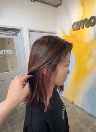 ミディアム 野沢 亜美のヘアスタイル